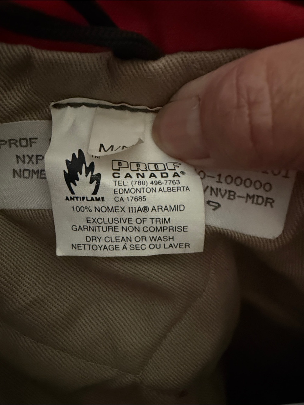 Red High-Visibility Performance Work Jacket - Picture 5 of 5